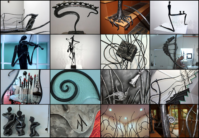 wrought iron collage